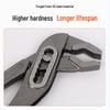 Multifunctional Water Pump Pliers with Large Opening and Square Jaw for Bathroom and Pipe Wrench Applications
