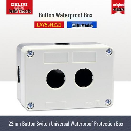 DELIXI LAY5S-BA Flat Button Switch: Self-Reset Red (BA45), Green, Yellow Metal Button (BA35)
