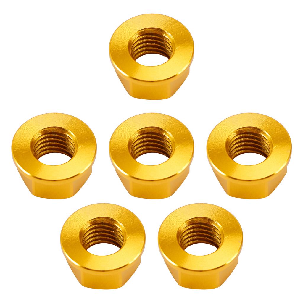 Rear Sprocket Nut Kit M10x1.5mm Gold For Aprilia RSV RSV4 1000R Factory 04-16