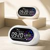Intelligent Digital Alarm Clock Extra Loud Alarm Rechargeable LED Display Timer For Deep Sleepers Contemporary Design