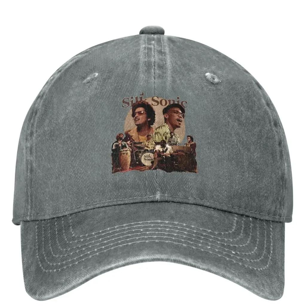 Bruno Pop Music Singer Baseball Cap Mars Record Producer yk Retro Unisex Women Trucker Hat Tennis Skate Baseball Caps Gift