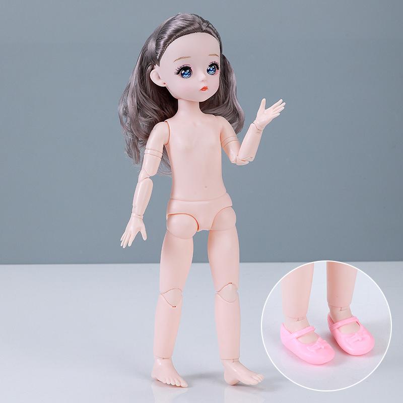 30Cm Fashion Cute Exquisite Make-Up Doll Unique Design 1/6 Doll Dress Up Toy Multiple Hair Colors Doll Children Girls Toy Gift