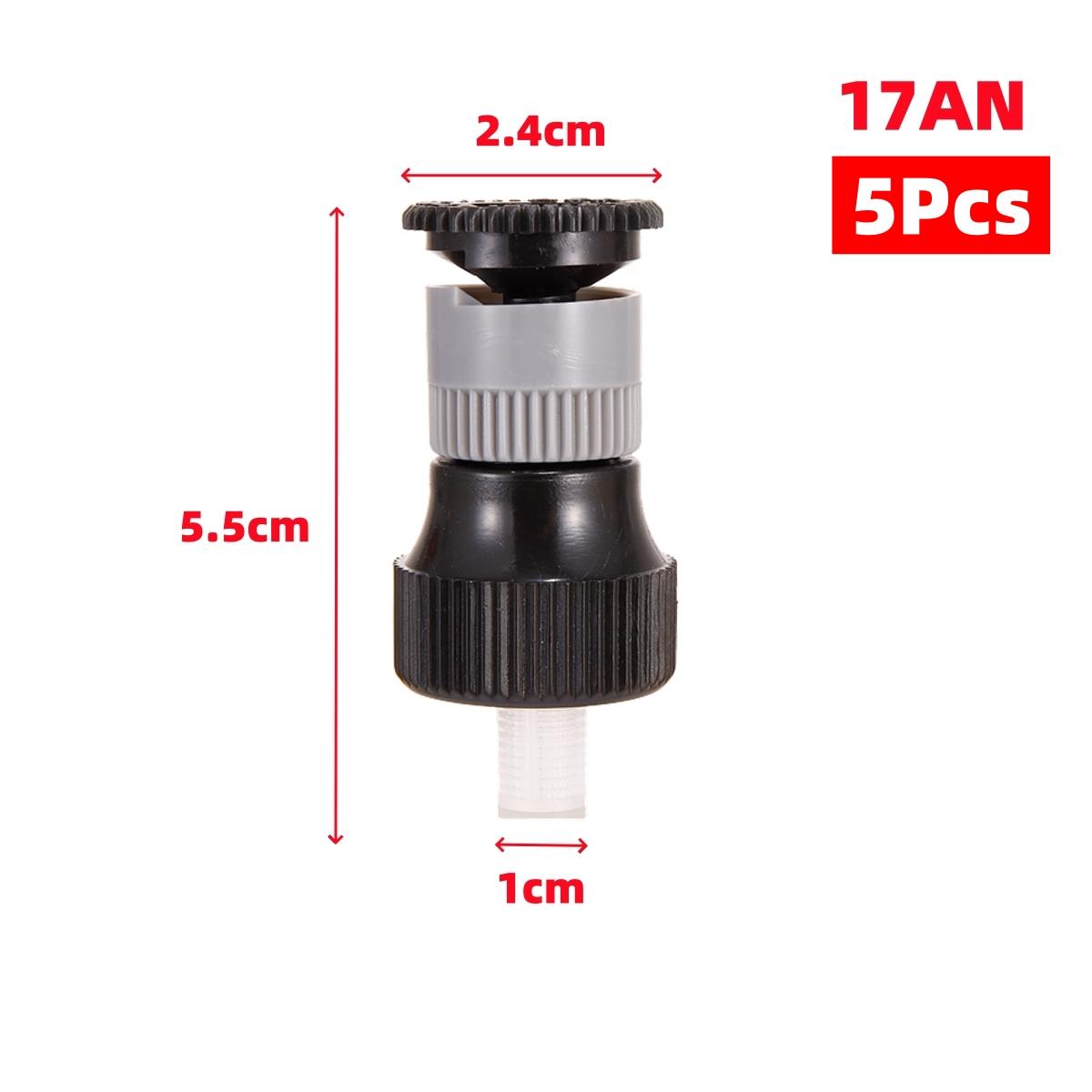 

17AN Adjustable Atomizing Scattering Nozzles 0~360 Degree Automatic Garden Agriculture Lawn Irrigation Sprinkler Heads 5/10Pcs