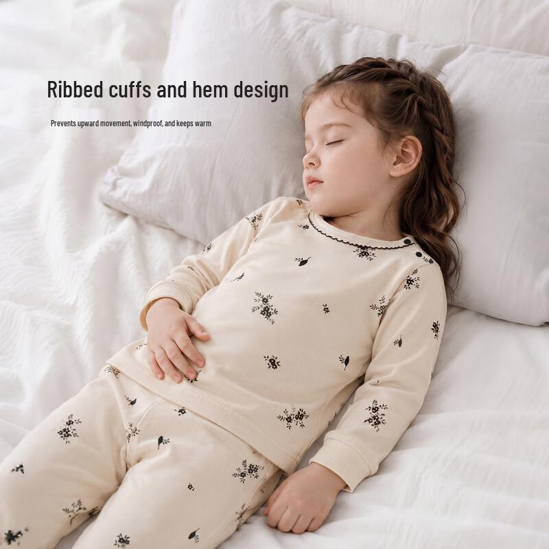 Baby Girl's Cotton Long-Sleeve Pajama Set