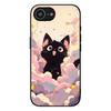 Anime Black Meow Kitten Cat Phone Case for Motorola Moto Edge 50 30 Fusion 40 NEO Ultra Pro G22 G23 G20 G35 G84 G13 G53 Cover