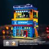 1263+PCS Street Scene Convenience Store MOC Building Blocks Small Particle DIY Model STEM Educational Toy Kids Birthday Gift