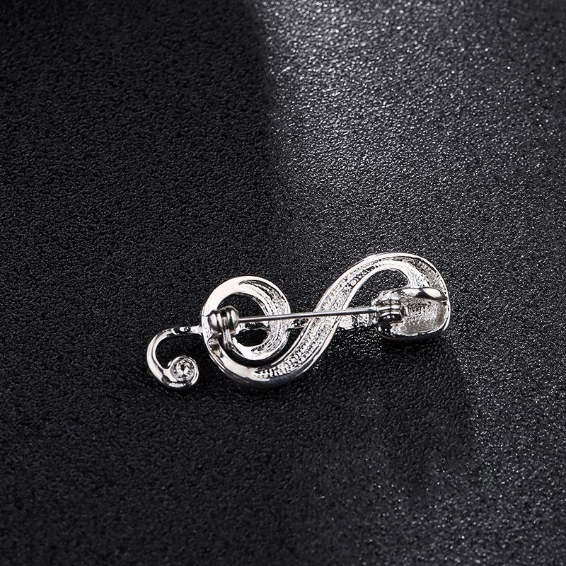 Music Note Microphone Brooches Fashion Metal Pins Special Badge for Women Men Student Musician Backpack Lapel Pin Jewelry