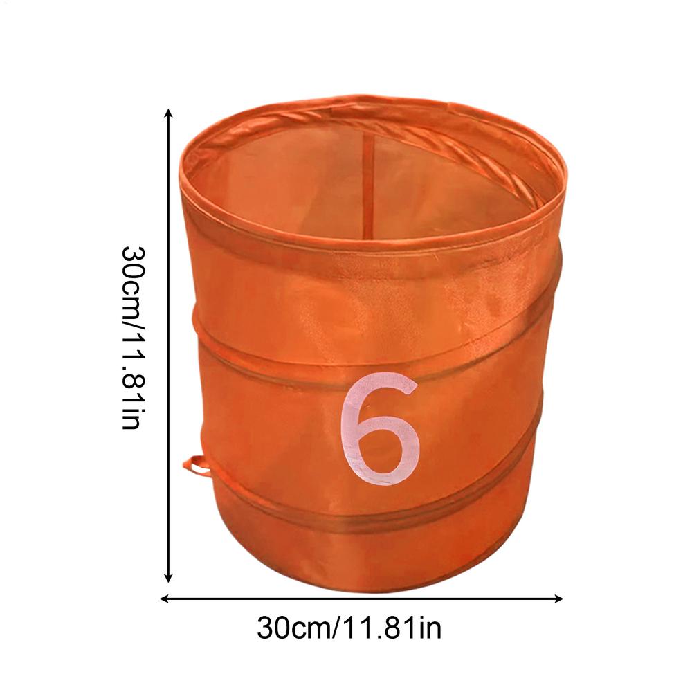 Golf Game Storage Bucket Foldable Outdoor Golf Chipping Game Bucket Portable Organizer Ball Sport Equipment for Lawn Park Beach