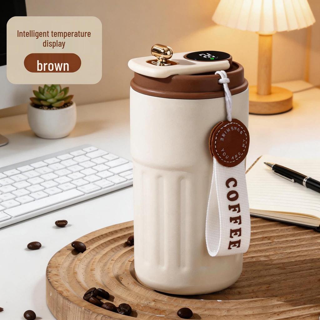 Custom Logo Stainless Steel Insulated Coffee Cup - Corporate Meeting Souvenir & Business Gift