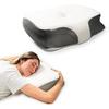 Ergonomic Pillow - InnovaGoods® - Viscoelastic - 2 Height Levels - Washable Cover - Anti-Snoring