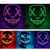 Led Mask Halloween Carnival Christmas Masquerade Party Night Club Luminous Movie Theme Mask The Purge Glowing Cosplay Mask