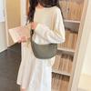 Minimalist Crossbody Bag with Adjustable Strap and Front Zip Pocket Lightweight Everyday Shoulder Bag