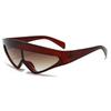 Vintage Trendy Technological Punk Goggles Women Men Futuristic Sun Eyeglasses For Outdoor Use Lady Man Glasses UV Protection 400