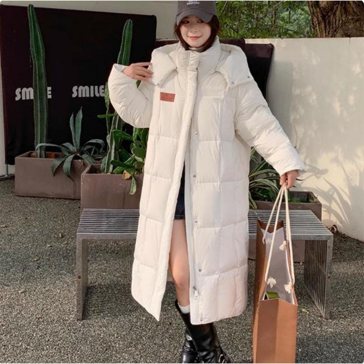 Длинная куртка с капюшоном — фото 3