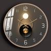 Modern Light & Shadow Art Quartz Wall Clock