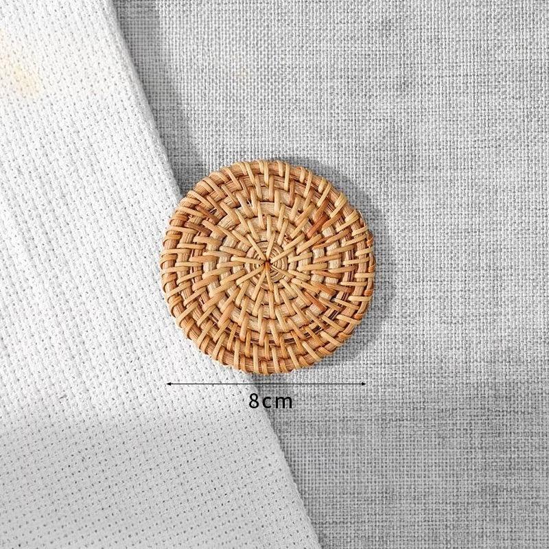 Vine insulation mat, household heat-resistant pot mat, bowl mat, high temperature resistant, dining table mat, heat-resistant, plate mat, cup mat