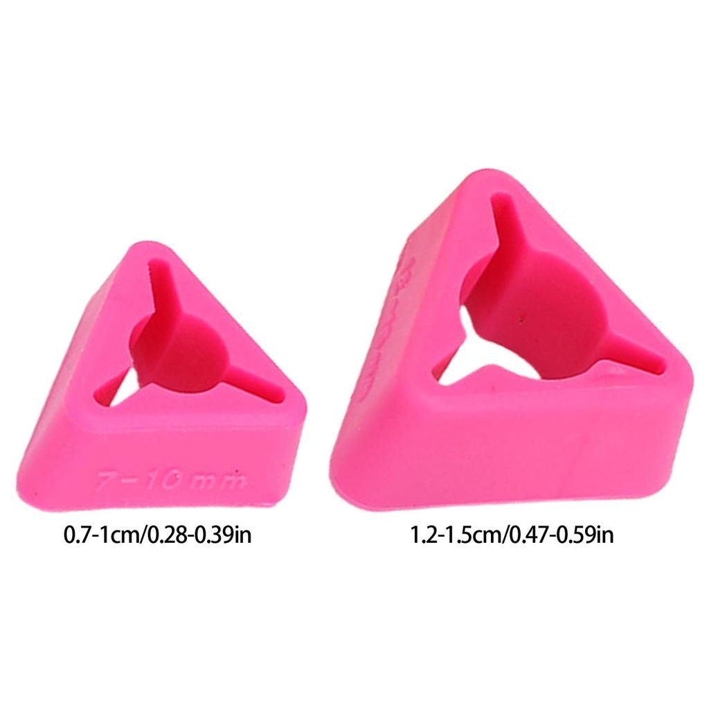 18Pcs Knitting Needle Point Protectors Triangular Shape Knitting Needle Stoppers Slip Resistant Crochet Hook Tip Covers