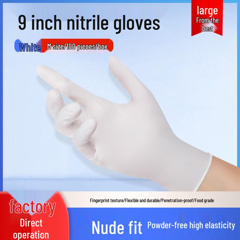 Food Grade Nitrile Gloves for Kitchen, Salon, and Dental Use