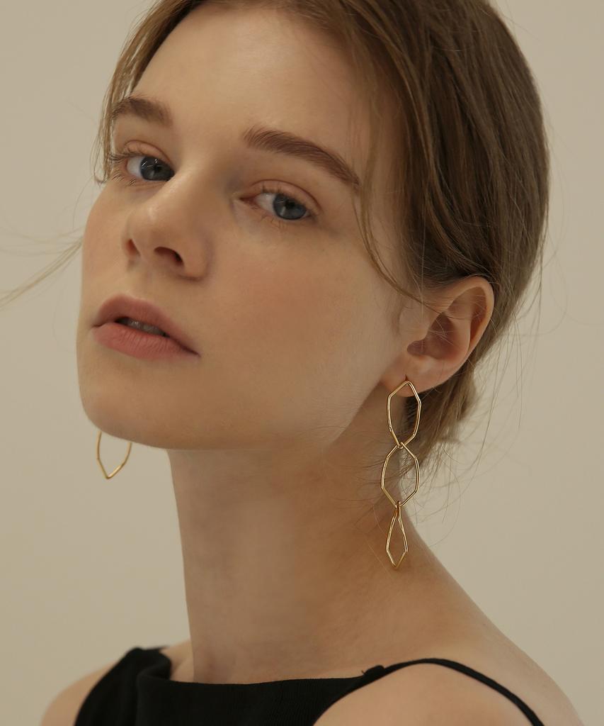 Lazydawn Chain Drop Earring E004