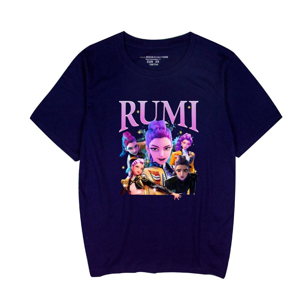 KPop Demon Hunters Tshirt Hip Hop Men Women Anime Print Top Tees Harajuku Tshirts Fashion Summer T-shirt