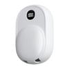 Portable Wall-Mounted UV Toothbrush Sterilizer and Dryer - Double Electric Brush Compatible, No-Punch Installation