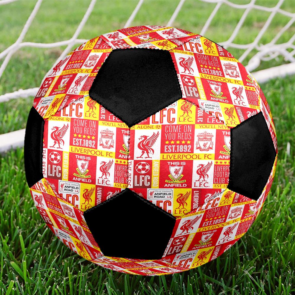 Fußball in Größe 5 mit Liverpool Football Club Thema, geeignet für Spiele drinnen und draußen, ein Geschenk für jeden geeignet.