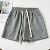 Pantalones Cortos Mujer Verano Versátil Vintage Sueltos Talla Grande Casual Pantalones de Pierna Ancha Shorts