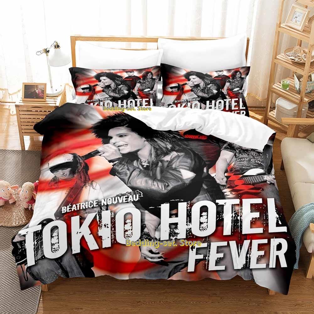 Comforter Tokio Hotel Bedding Set Single Twin Full Queen King Size Bed Set Adult Kid Bedroom Duvet Sets 3D Print Anime Bed