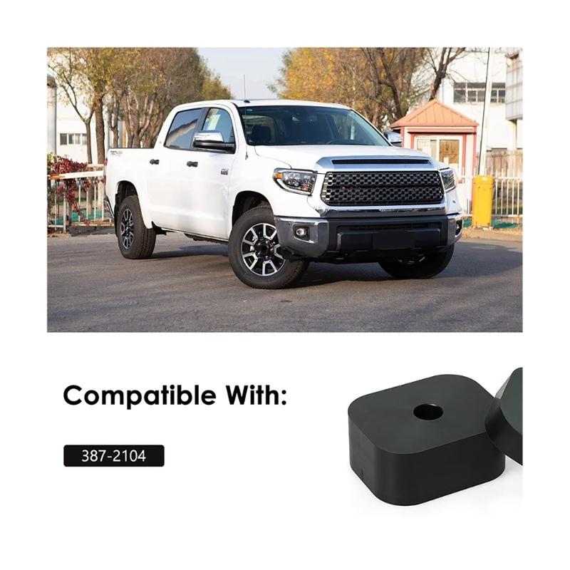 Selbstfedernde Gummi-Sitzabstandshalter Erhöhungen Lift-Jacken Einstellbares Stützkissen-Set Einfache Installation Unterlage für 387-2104