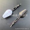 A Pair10MM Foldable Off-Road Motorcycle Rearview Mirror Electric Scooter Modification Universal Reversing Mirror Reflector