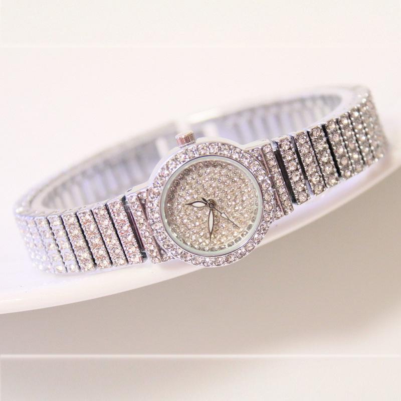 BEE SISTER BS Women Watch Famous Luxury Brands Diamond Ladies Wrist Watches Female Small Wristwatch Rose Gold Watch