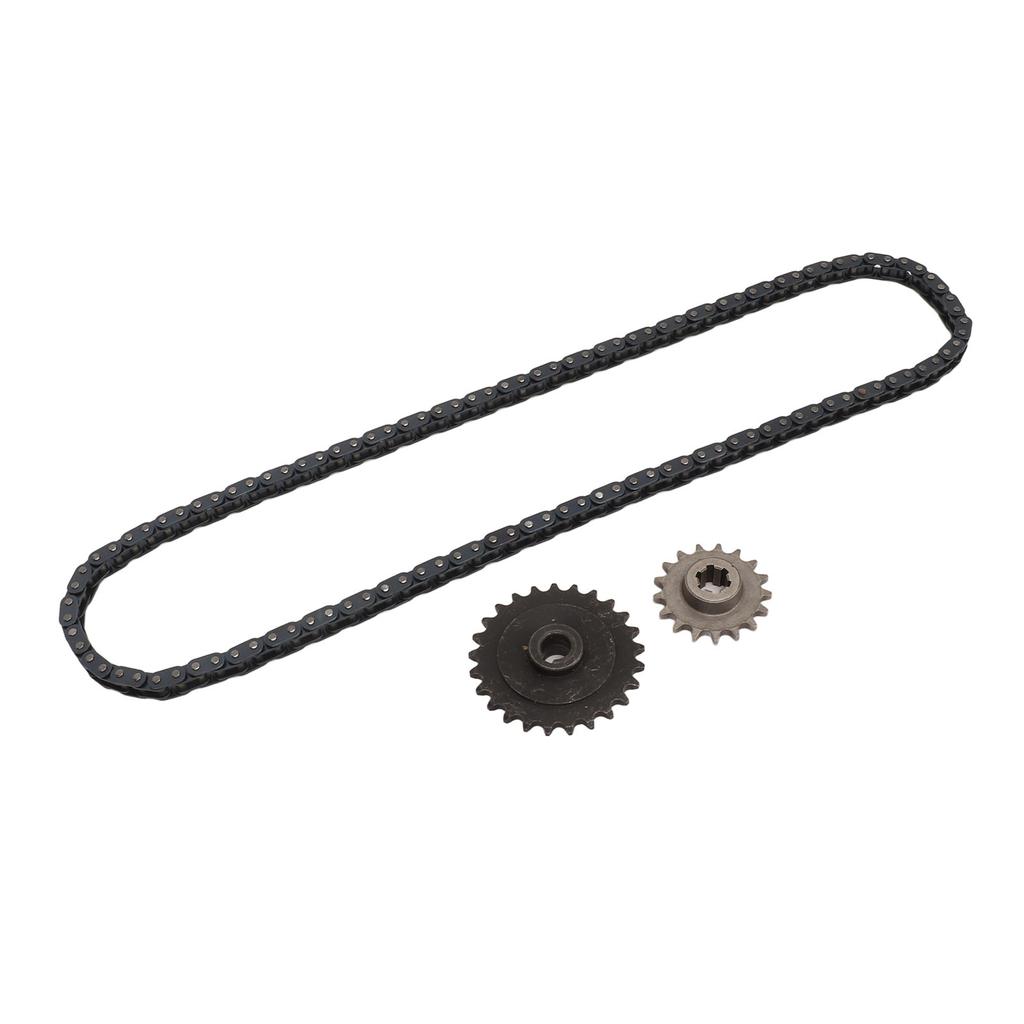 T8F 17T Front Sprocket with T8F Rear Sprocket T8F 116 Link Chain for Ty Rod 33cc 43cc 49cc Go Kart