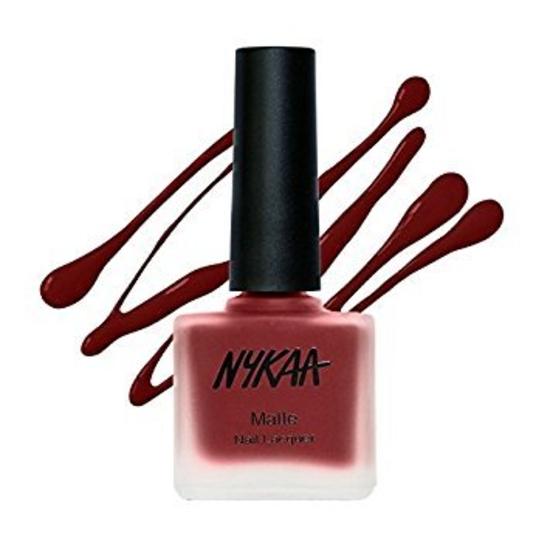 

Nykaa Matte Nail Enamel Finish- Ruby Blaze 120 (9ml)