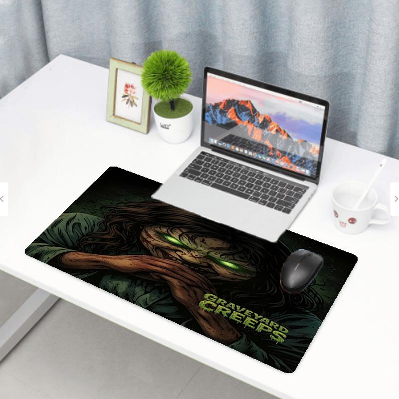 Chucky Print Mouse Pad, Anti‑Slip Desktop keyboard Mat, for PC Laptop Gaming Working Daily Use, Cool Festival Surprise Gift