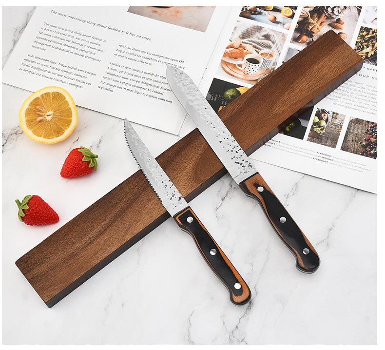 16" Magnetic No-Drill Wall Mounted Knife Holder & Kitchen Storage Rack