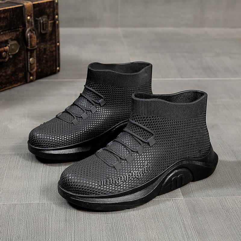 Waterproof shoes men's and women's rain shoes low tube Korean version fashionable adult low top lightweight four seasons outdoor wear short tube