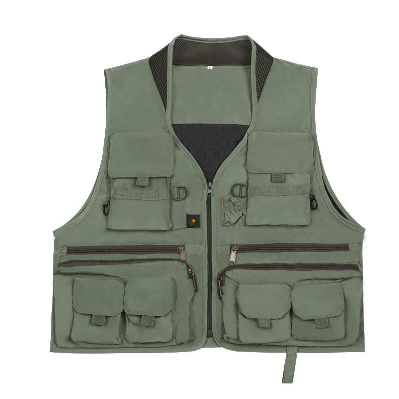Fishing Vest Quick Dry Fish Vest Breathable Material Fishing Jacket Outdoor Sport Safety Waistcoat