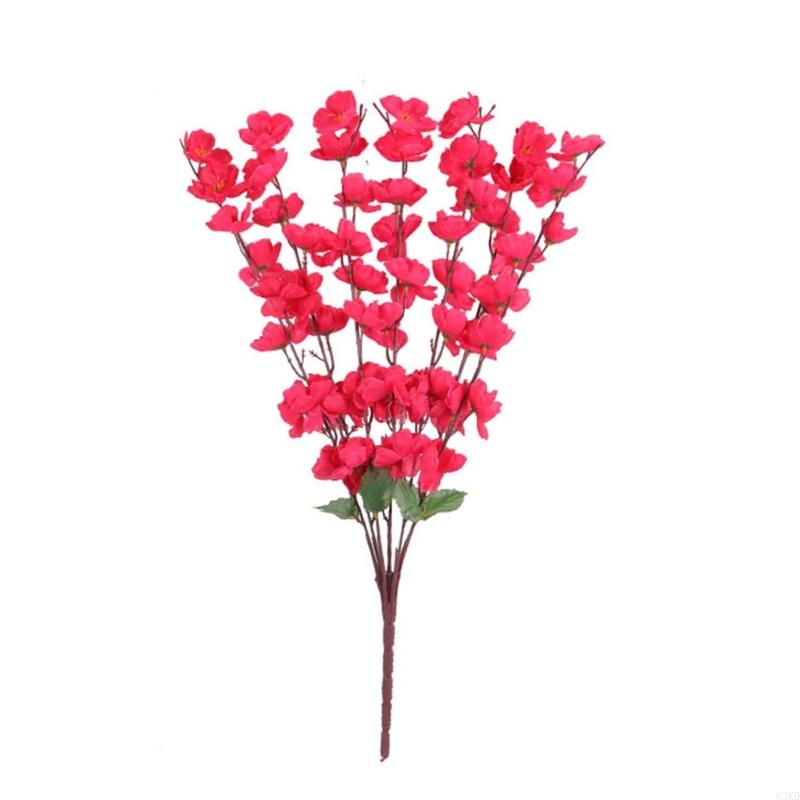 62KD 7 Forks Spring Simulation Artificial Flowers Silk Flower Home Flower Arrangement
