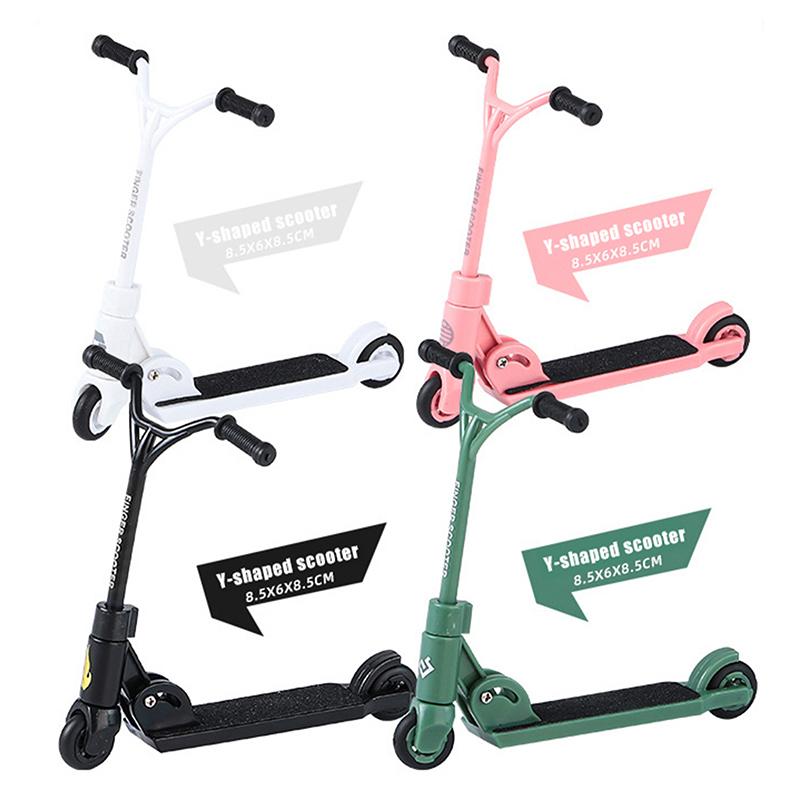 Kids Creative Finger Scooter Kick Scooter Finger BMX Foldable T-type Finger Scooter With Brake Educational Toys