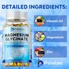 Pslalae Magnesium Glycinate Complex Softgels, 500mg, with Vitamin D3 and Zinc, 120 Count, Vegan