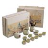 Handon Ru Kiln Xishi Pot 9-Piece Ceramic Tea Set