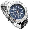 Fashion Men Stainless Steel Quartz Analog Sport Wrist Watch Father's Day Gift