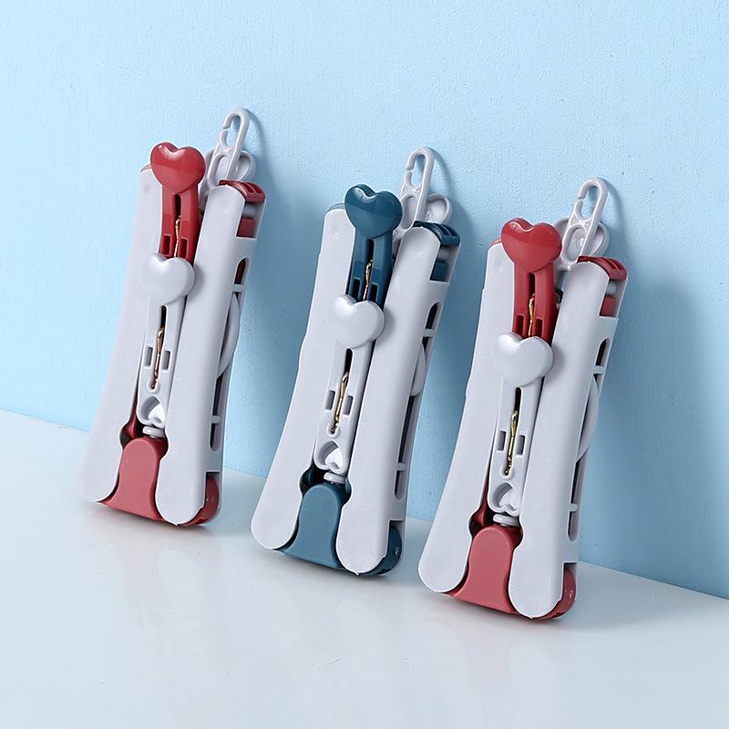 Portable Folding Clothes Hanger: Multi-Use Non-Slip Drying Rack for Travel and Home