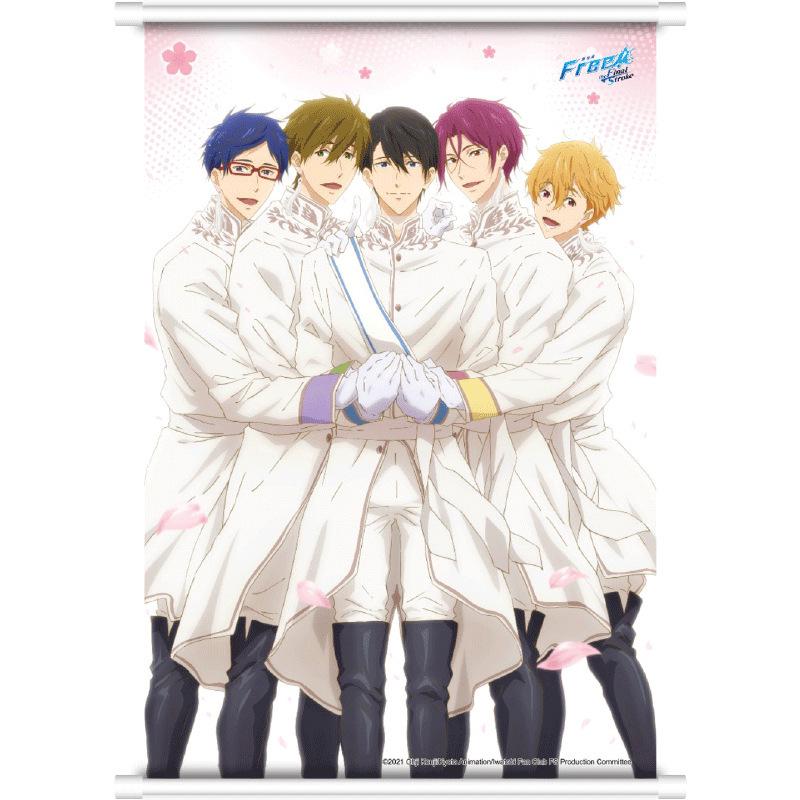 Chao Keyou Boys  Swim Club Wall Scroll: Nanase Haruka, Matsuoka Rin, Hazuki Nagisa Anime Merchandise 60x90 cm