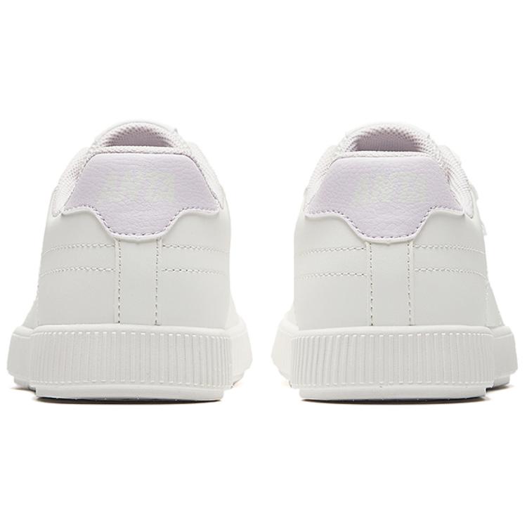 Anta Versatile Casual Non-Slip Low-Top Skate Shoes Women sneaker White 122438019R-1