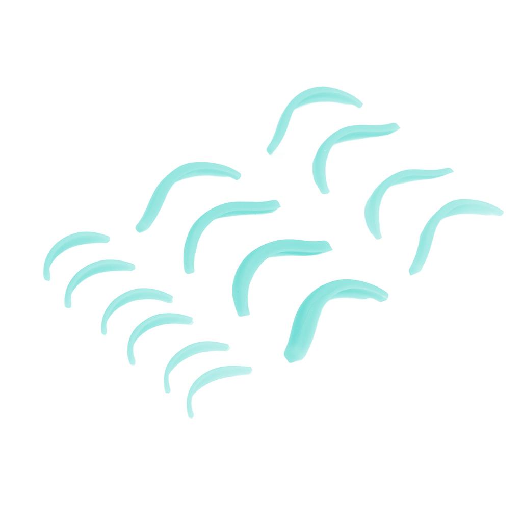 7 Paar Wimpernwelle aus Silikon, verschiedene Größen, wiederverwendbare Wimpernlifting-Pads für Schönheitssalons