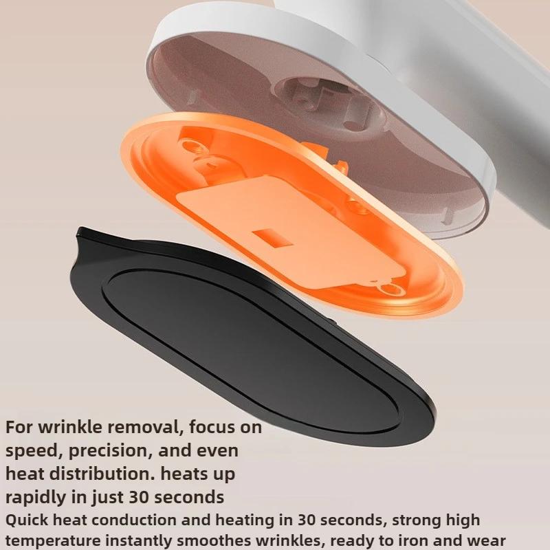 Fashion Portable Electric Clothes Steamer Handheld Use Lightweight Mini Rechargeable Ironing Machine for Travel Quick Heating