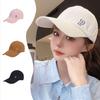 Solid Color Empty Top Baseball Hat for Women Summer Fashion P-Letter Sunshade Duck Tongue Cap Girls High Ponytail Sports Hat