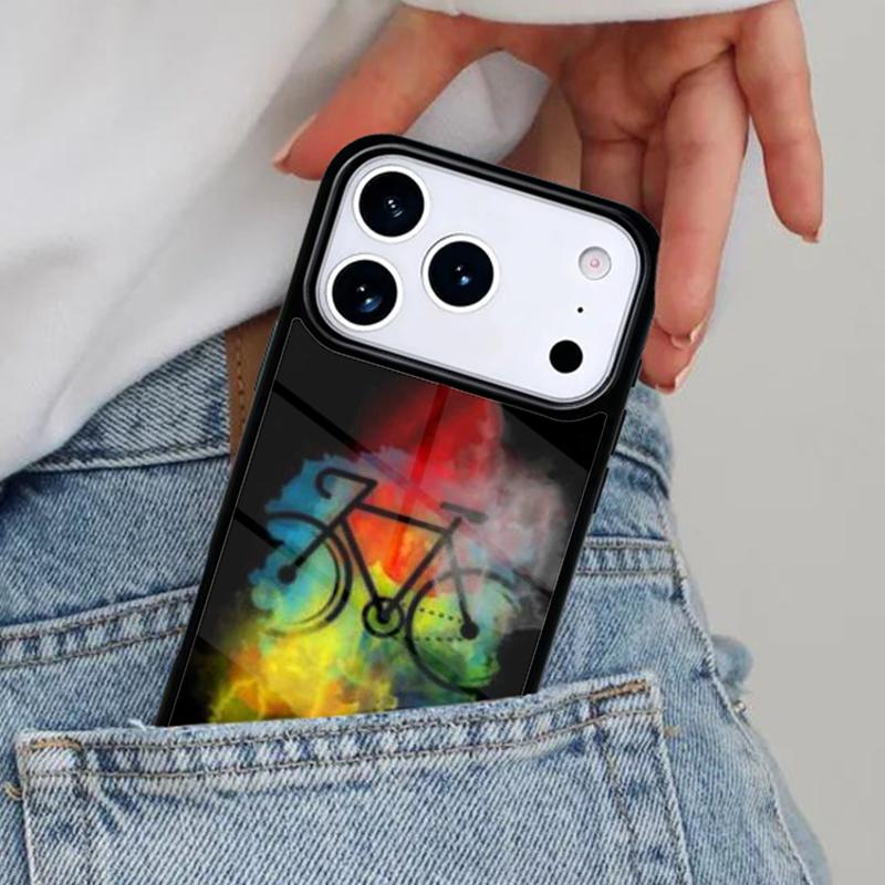 

Hipster Bike Bicycle Phone Case for iPhone 16e 15 14 13 12 17 Pro Max Plus Air 17pro Cover Coque iPhone 14 Pro