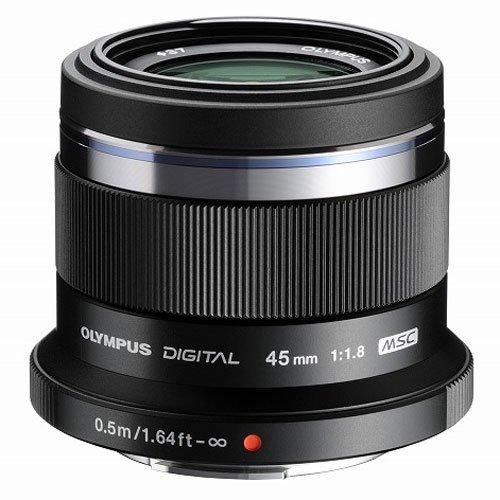 Olympus M.ZUIKO Digital 45mm F1.8 Single Focus Lens Black